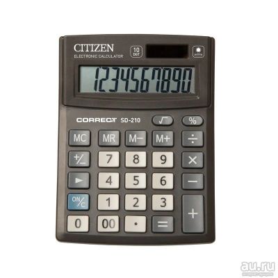 Лот: 13567283. Фото: 1. Калькулятор настольный Citizen... Калькуляторы