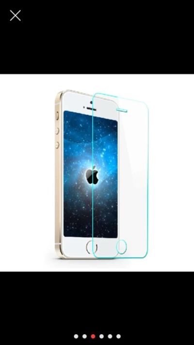 Лот: 8114326. Фото: 1. Защитное стекло на iPhone 5, 5s. Защитные стёкла, защитные плёнки
