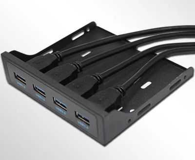 Лот: 14997688. Фото: 1. Фронтальная панель 4X USB3.0 под... Платы расширения, контроллеры, доп. порты