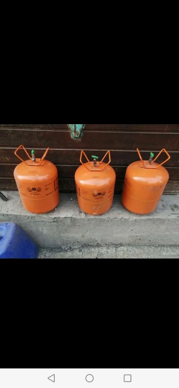 Лот: 20858776. Фото: 1. Балон из под фриона. Баллоны, газ в баллонах