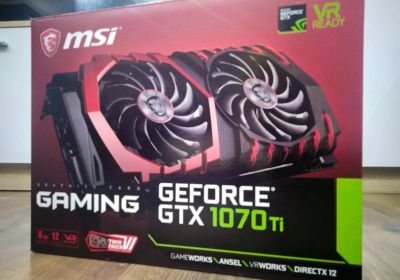 Лот: 16759441. Фото: 1. Видеокарта MSI Geforce GTX 1070... Видеокарты