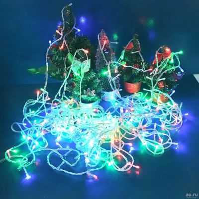 Лот: 12730923. Фото: 1. 🎄 Гирлянда ёлочная 13 м 180 диодов... Гирлянды, шарики, новогодние аксессуары