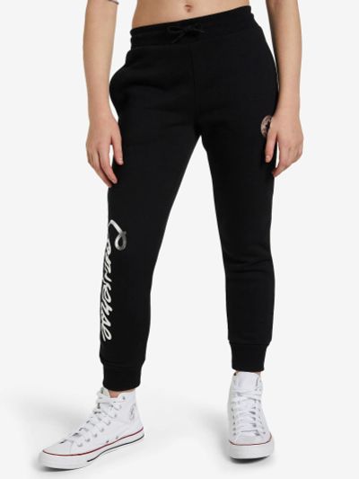 Лот: 22450923. Фото: 1. Брюки для девочек Converse, Черный. Другое (спортивная одежда)