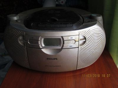 Лот: 11160425. Фото: 1. Магнитола Philips. Музыкальные центры, магнитолы