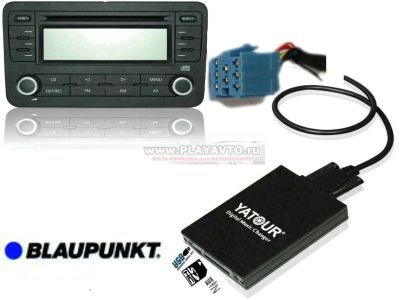 Лот: 5224743. Фото: 1. Адаптер Yatour Blaupunkt. Чейнджеры