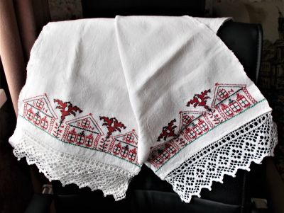 Лот: 23953236. Фото: 1. Рушник, старинное полотенце. Редкий... Полотенца