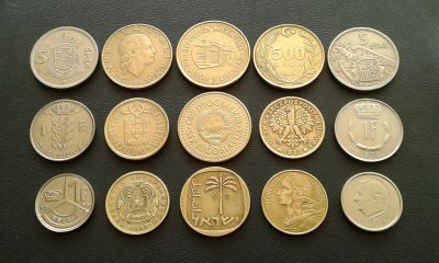 Лот: 17201989. Фото: 1. 15 иностранных монет - одним лотом... Европа