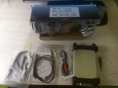 Лот: 10852786. Фото: 1. USB осциллограф Hantek 6022BE. Радиолюбительский инструмент