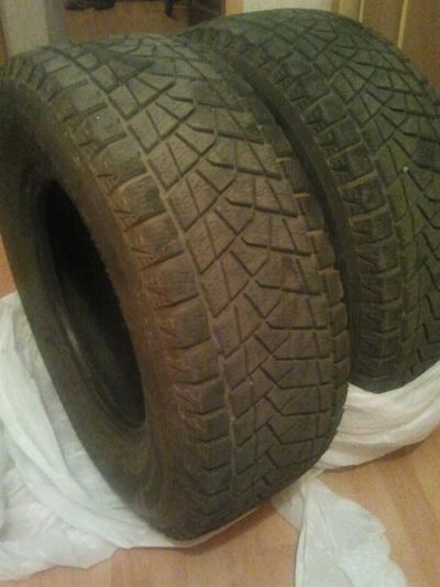 Лот: 3021515. Фото: 1. 2 зимние шины Б/У 265/70 R16 Bridgestone... Шины