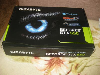 Лот: 16272386. Фото: 1. Gigabyte GTX 650. Видеокарты