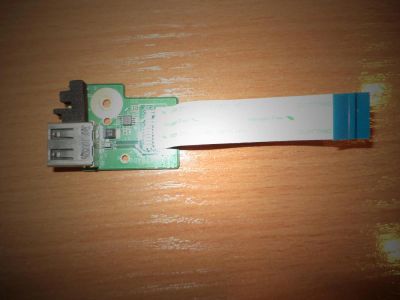 Лот: 7319436. Фото: 1. Плата usb порта для ноутбука HP... Платы расширения, контроллеры, доп. порты