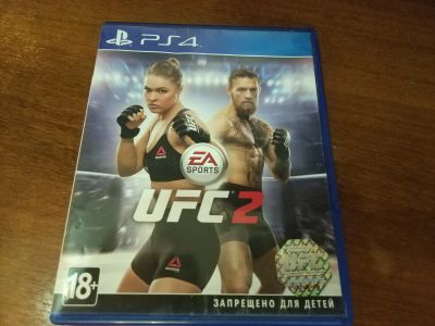Лот: 13942273. Фото: 1. диск с игрой PS4 UFC 2. Игры для консолей