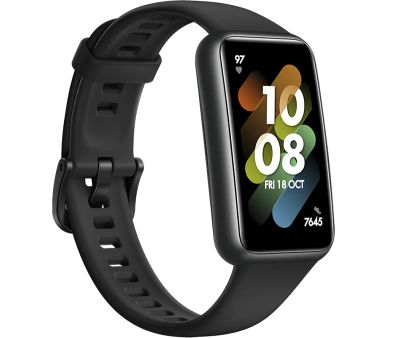 Лот: 19379835. Фото: 1. Huawei Band 7 черный (2022... Смарт-часы, фитнес-браслеты, аксессуары