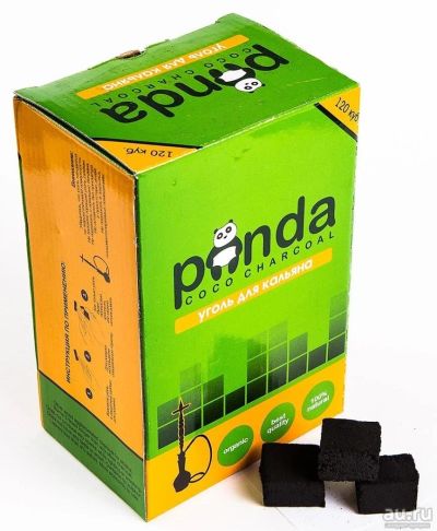 Лот: 11354130. Фото: 1. Уголь Panda 120шт. Аксессуары и запчасти для кальянов