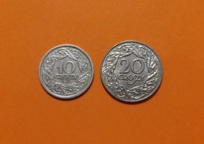 Лот: 19085235. Фото: 1. 10 грошей, 20 грошей 1923 года... Европа