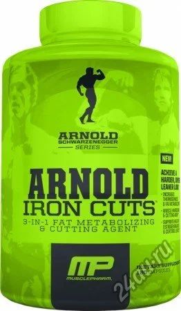 Лот: 4495048. Фото: 1. Жиросжигатель Iron Cuts Arnold... Спортивное питание, витамины