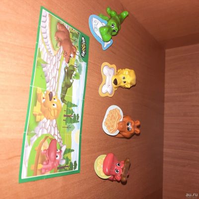 Лот: 17697045. Фото: 1. Серия киндер голодные животные... Игрушки