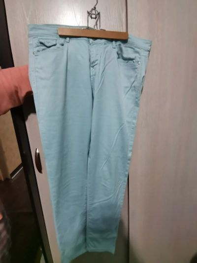 Лот: 16452668. Фото: 1. Джинсы мятные Zara. Джинсы