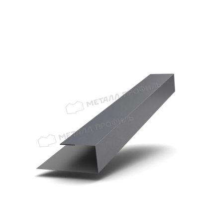 Лот: 24025720. Фото: 1. Планка J-профиль 24х18х3000 (VALORI-20-Grey-0... Кровельные материалы