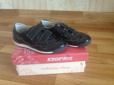 Лот: 7246216. Фото: 1. спортивные туфли кожанные черные... Туфли