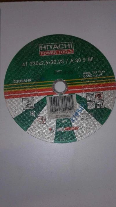 Лот: 8261453. Фото: 1. Круг отрезной / Hitachi / 230... Расходные материалы, сменные насадки