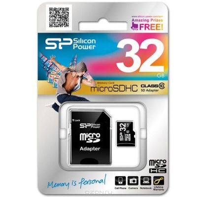 Лот: 4626493. Фото: 1. карта памяти Silicon Power microSD... Карты памяти