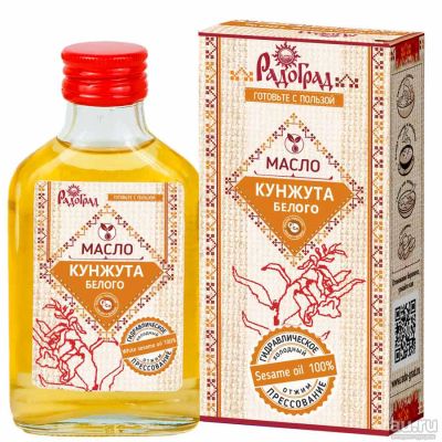 Лот: 9793744. Фото: 1. Масло кунжутное 100мл, Сыродавленное... Масла, кремы, лосьоны