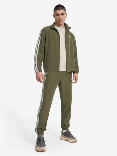 Лот: 25321316. Фото: 1. Костюм мужской adidas, Зеленый. Спортивные костюмы