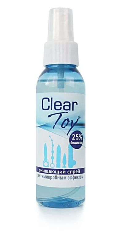 Лот: 9532351. Фото: 1. Очищающий спрей Clear Toy с антимикробным... Интимная косметика, смазки