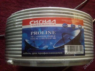 Лот: 1116756. Фото: 1. Коаксиальный кабель 75 Ом ccs... Провода, кабели