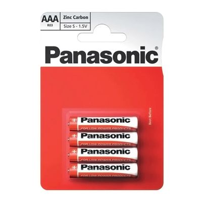Лот: 24082282. Фото: 1. Батарейка Panasonic, ААА (R03... Батарейки, аккумуляторы, элементы питания