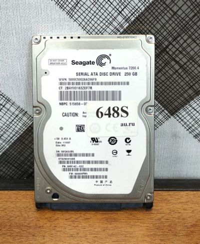 Лот: 19435046. Фото: 1. Жесткий диск SATA-II 2,5 Seagate... Жёсткие диски (HDD)