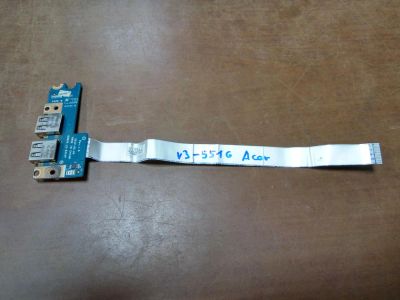Лот: 8797513. Фото: 1. USB разъемы на шлейфе для ноутбука... Шлейфы, кабели, переходники