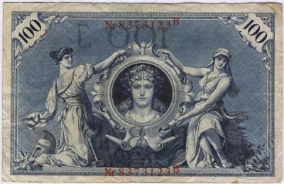 Лот: 1640805. Фото: 1. Германская Империя. 100 марок... Германия и Австрия