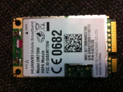 Лот: 3719620. Фото: 1. Huawei em770W (3G + GPS + SMS... Платы расширения, контроллеры, доп. порты