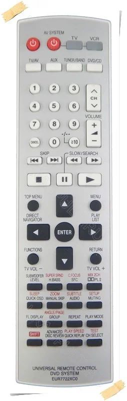 Лот: 15905004. Фото: 1. Пульт PANASONIC EUR7722XCO, EUR7722XC0. Пульты ДУ