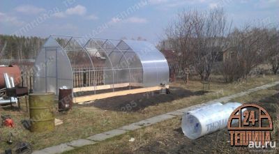 Лот: 13414031. Фото: 1. Каркас теплицы "Капелька" 6 метра... Теплицы
