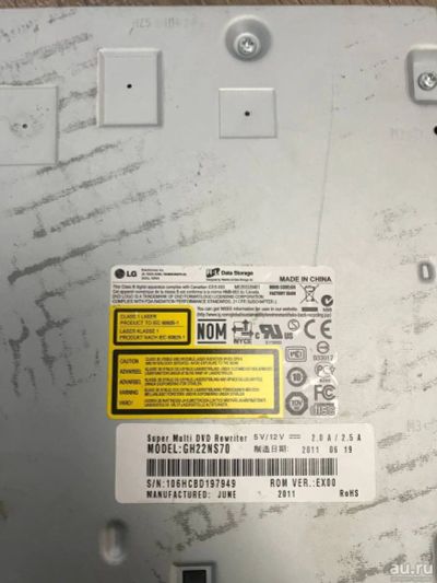 Лот: 17319964. Фото: 1. Оптический привод LG GH22NS70... Приводы CD, DVD, BR, FDD