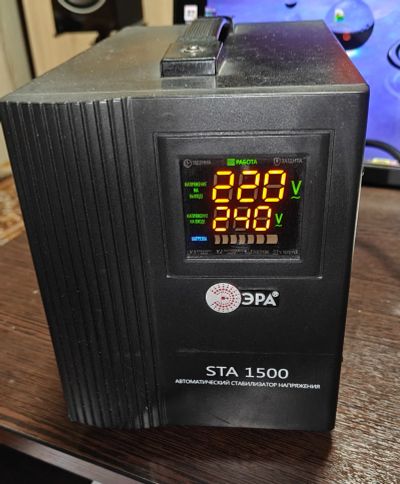 Лот: 25708965. Фото: 1. Стабилизатор ЭРА STA 1500. Стабилизаторы напряжения, ЛАТР