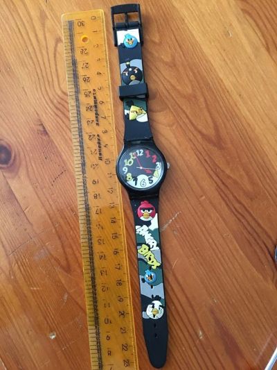Лот: 13967908. Фото: 1. Детские часы Angry Birds. Другое (дети растут)