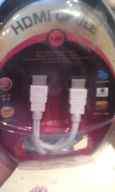 Лот: 4868716. Фото: 1. HDMI кабель повторно не забрали... Шлейфы, кабели, переходники