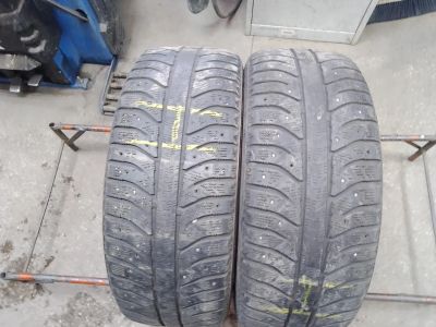 Лот: 24875754. Фото: 1. 2шт 205-55-16 Bridgestone Ice... Шины