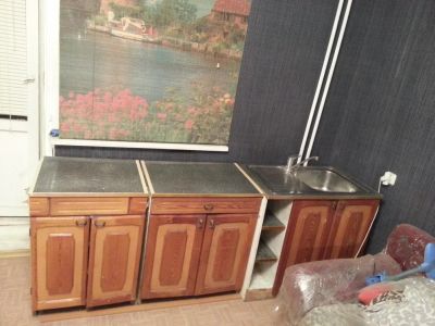 Лот: 7450735. Фото: 1. Кухонные тумбы напольные с мойкой... Кухонные гарнитуры