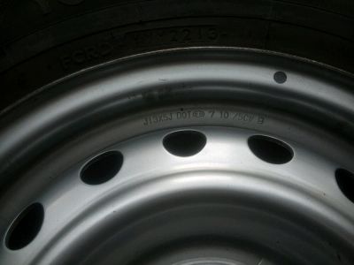 Лот: 9660372. Фото: 1. 5 колес лето 165*80 R13 LT. Шины на дисках