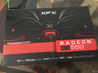 Лот: 17983705. Фото: 1. Видеокарта AMD Radeon XFX Rx 550... Видеокарты