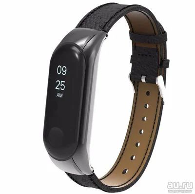Лот: 13780384. Фото: 1. Кожаный ремешок xiaomi mi band... Ремешки, браслеты