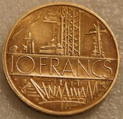 Лот: 7742347. Фото: 1. 10 франков 1984 Франция. Европа