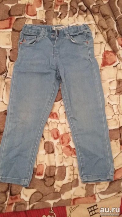 Лот: 13713003. Фото: 1. Джинсы Zara, 2/3 года, 98 см. Брюки, шорты, джинсы
