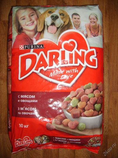 Лот: 3194526. Фото: 1. корм для собак 10кг Darling за... Корма