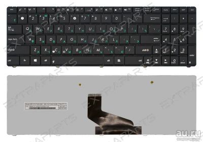 Лот: 15962114. Фото: 1. Клавиатура ASUS X53 (RU) черная... Клавиатуры для ноутбуков